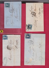 4  enveloppes   timbre n° 14