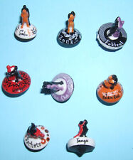 Lot de 8 fèves la danse des toupies