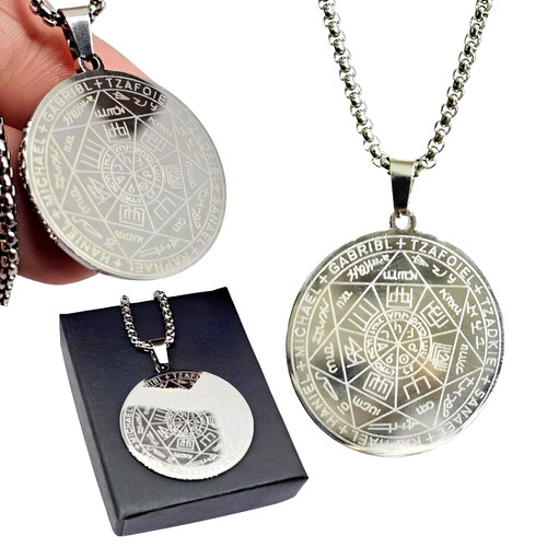 Collier pendentif archange - , 7