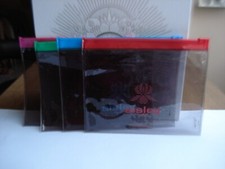 Lot de 4 trousses pochettes transparentes SISLEY (17.5x4cm)