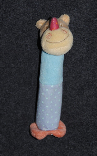 Peluche doudou rhinocéros - peluche,