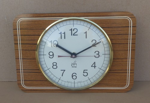 Pendule japy vintage formica - vintage,