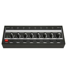 Amplificateur de Casque 8 Canaux Amplificateur Audio Stéréo Portable Ultra Co...