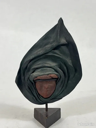 Vintage cuir visage masque - vintage,