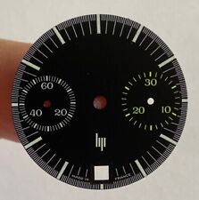 NEUF CADRAN MONTRE MARQUE LIP TALLON MACH 2000 @ 27,1 MM DIAL @ CHRONO VALJOUX