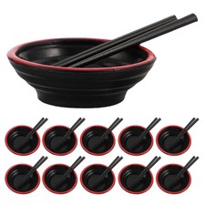  20 Sets Doll House Bowls Baguettes Vaisselle Miniature Ensemble De Jeu Cuisine