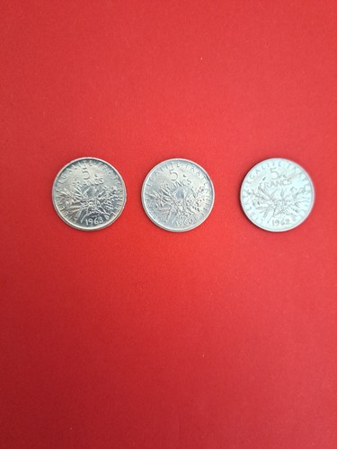 Pieces francs argent - francs,