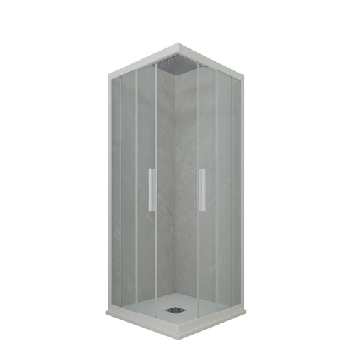 Cabine parois douche angle - cabine,