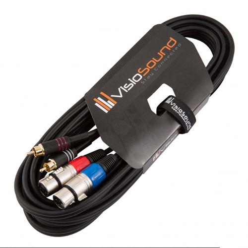 Câble double xlr femelle - double, x
