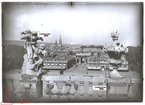 Plaque verre photo ancienne