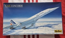 MAQUETTE HELLER AVION LE CONCORDE 1/125 EME EN BOITE - NEUF REF 80445