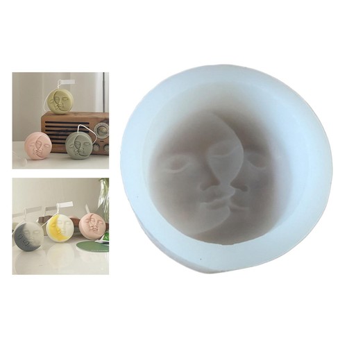 Visage bougie moule - visage,