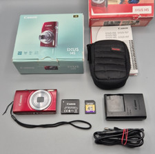Canon IXUS 145 16,0MP Digital Compact Camera 8x Zoom Red, Original Packaging