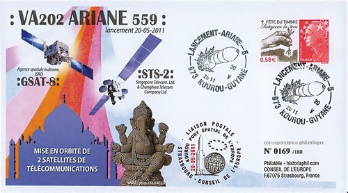 Va202l 2011 fdc kourou - 2011,