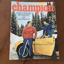 Champion revue auto N° 14 1967 Honda 800 Suzuki B100P Jeunes tigres JC Killy etc