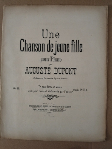 Partition ancienne violon - violon, +