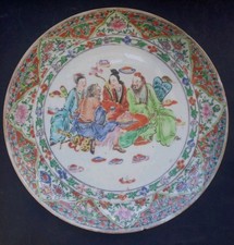 Ancienne Assiette Canton Aux