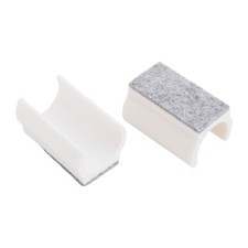 Pack de 8 planeurs de chaise de s??curit?? au sol avec design antibruit pour une