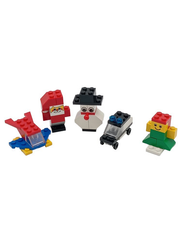 Lego set figurines père noël - figurines,