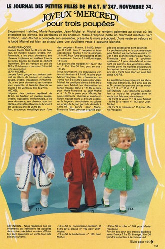 Page poupée françoise - poupÉe,