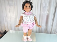 Poupée d'artiste Monika Levenig poupée en porcelaine 64 cm. Excellent état