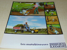Prospectus brochure motoculteur ROQUES et LECOEUR
