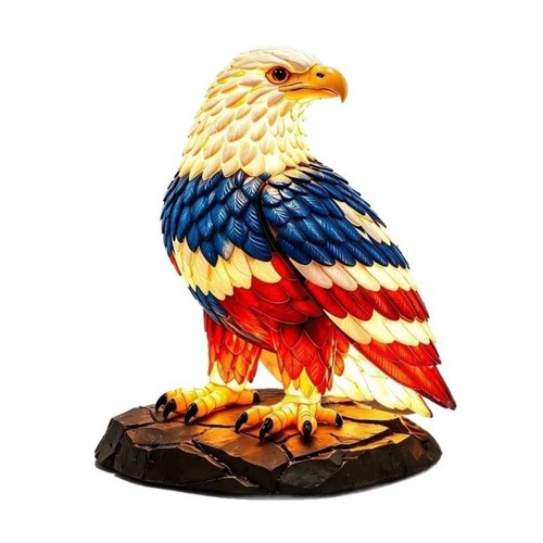 Lampe aigle tricolore - lampe,