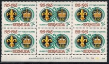 Bermuda 1965 Block of 6 Boy
