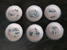 Assiettes Dinette Terre De Fer Choisy Le Roi Montereau Décor Plage Mer Poupée N2