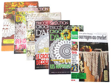 LOT de 6 REVUES  LE CROCHET