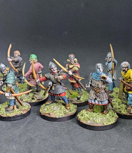 X12 28mm anglo - 28mm, anglo-saxon/dark