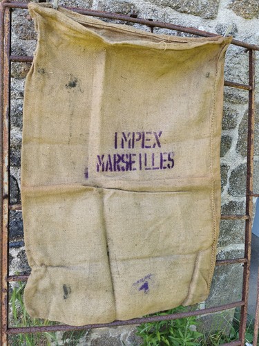Ancien sac toile - ancien, jute