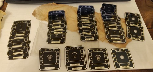 Lot plaques vintage - lot,