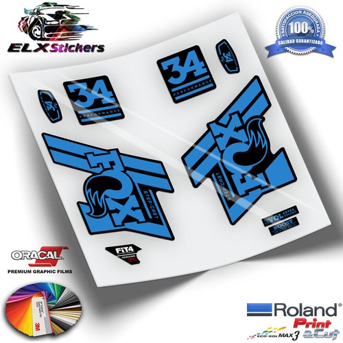 Stickers fox 2019 aufkleber - fox, 34