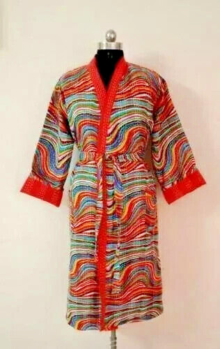 Robe bain kimono coton - de,