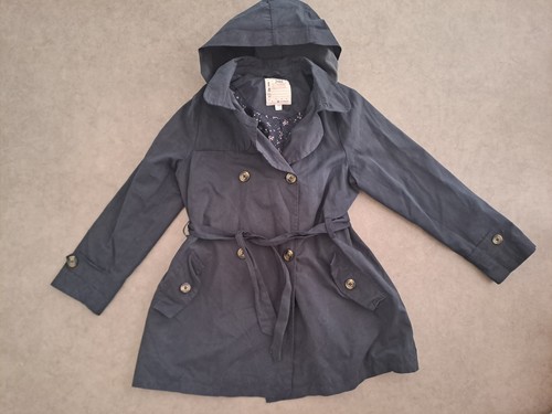 Trench déperlant bleu marine