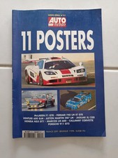 auto hebdo 11 posters  24 H du mans 1995 mclaren F1 venturi marcos ferrari