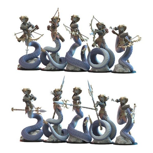 Elfes noirs nagas - noirs,