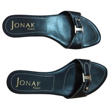 ? Sandales plates Jonak - cuir marron - T38 ?