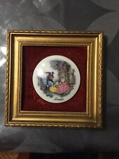 mini tableau porcelaine de limoges