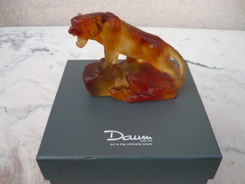 Daum tigre chinois ambre - ambre,