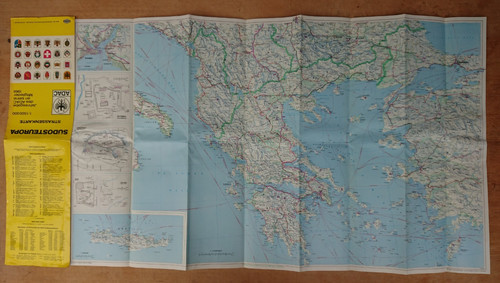 Ancienne carte routière adac - ancienne,