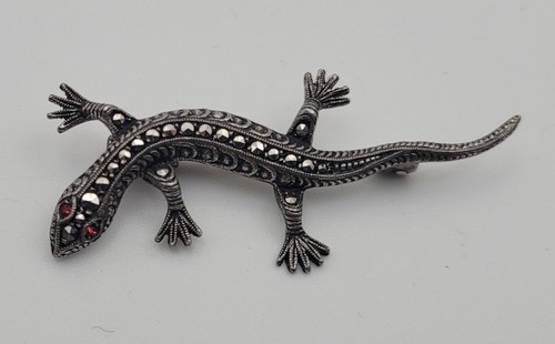 Bijou art déco broche - bijou, lézard