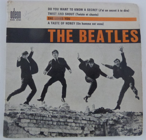 45t the beatles she - beatles, loves