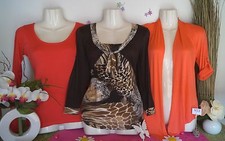 Lot vêtements occasion femme : Hauts, Gilet " DPM - Cache cache " - T: 38 / 40 *