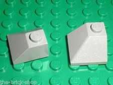 2 x LEGO MdStone slope brick