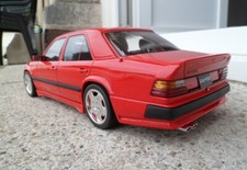 Miniature neuve Mercedes-Benz 300E 6.0 AMG Signal Red 568 1/18 Otto Ottomobile