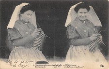 CPA 87 LIMOUSINE EN BARBICHET