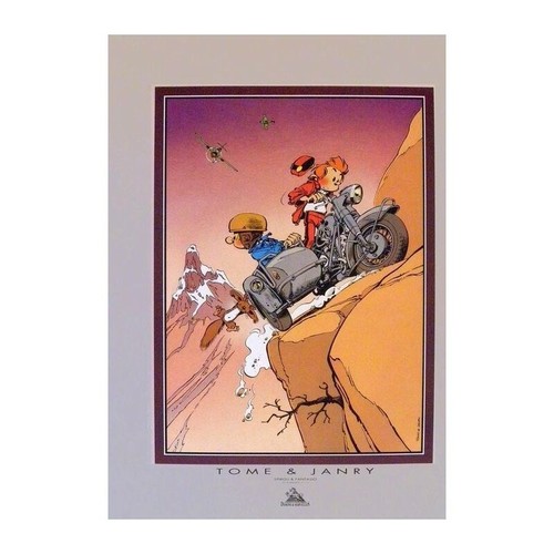 Affiche spirou fantasio - spirou, et
