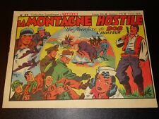 LA MONTAGNE HOSTILE - RÉCIT COMPLET -  SUPPLÉMENT TARZAN n°52 - 1949